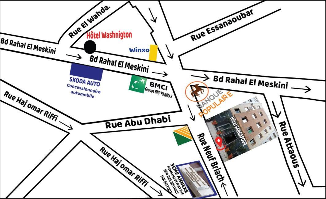 Singapour Maroc Hotel Casablanca Exterior photo